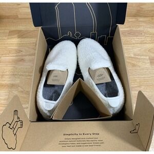 Allbirds Wool Lounger Men's‎ Size 10 Fluff Natural White Slip-On Loafer